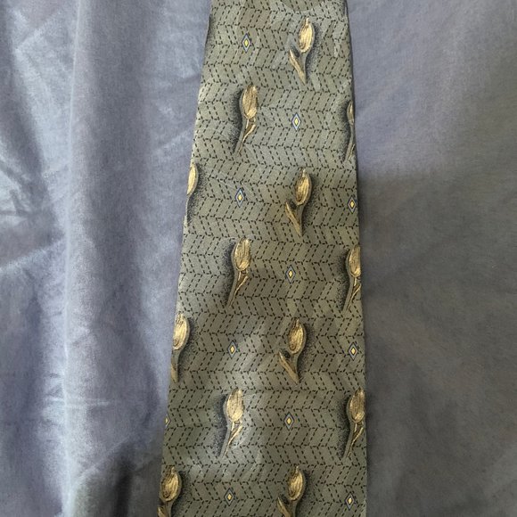 Terruzzi Vintage Patterned Tie (Boys) - Picture 2 of 3